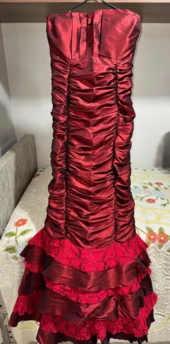 Vestido de Festa Longo - Tafetá - R$ 30,00