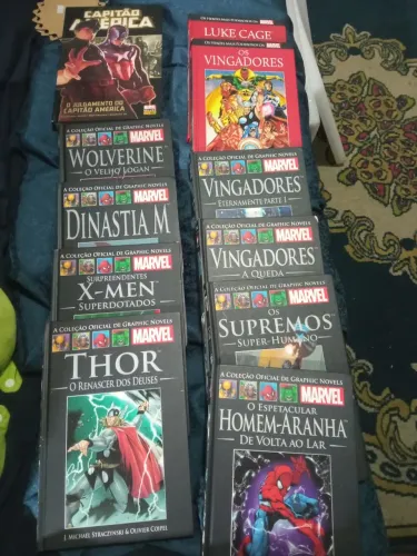 Grafic móvel supremos, vingadores, homem aranha,Luke cage, Thor ,X-Men, dinastia m, wol