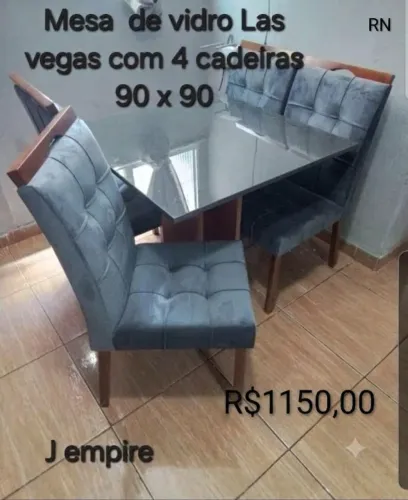 Mesa 4 cadeiras