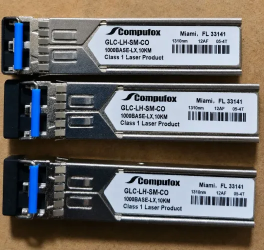 SFP GLC-LH-SM-CO (Transceiver Optico 100% Compatível com Cisco) GBIC - 3 unidades