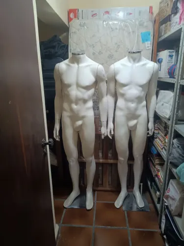 Manequins de Fibra Prá Loja 2 Masculinos e 2 Feminimoss