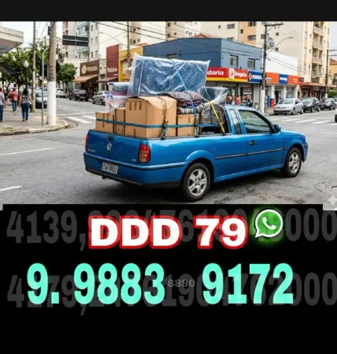Frete, Fretes e Carretos - Atendo Aracaju, Interior, Povoados, Bahia e Alagoas 