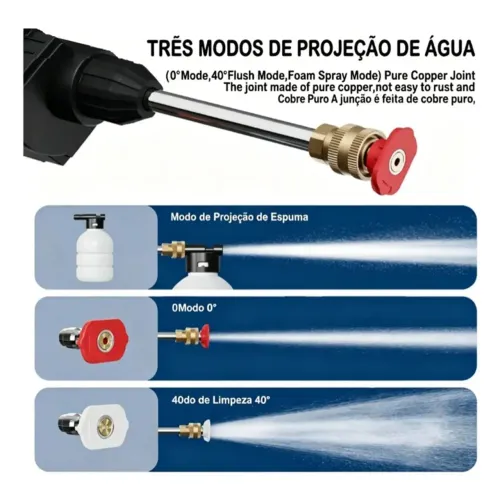 Lava Jato Portátil de Alta Pressão.