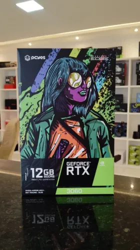 Placa de Video -GEFORCE RTX 3060, 12GB, GDDR6, Nova.