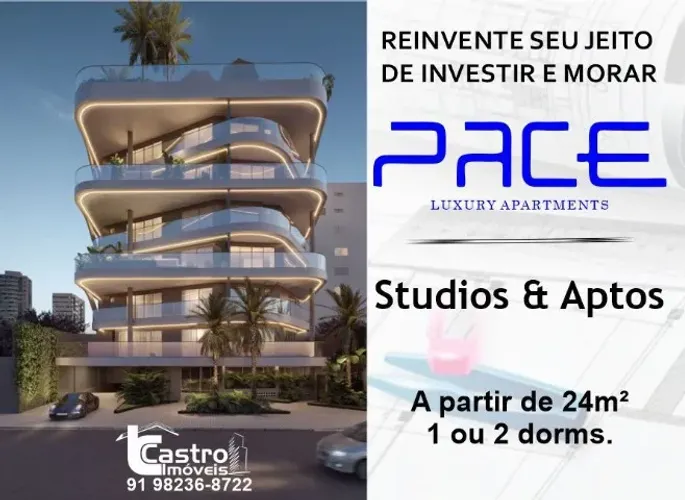 Condomínio PACE. Studios & Aptos com 1 ou 2/4 e 1 vaga. J051