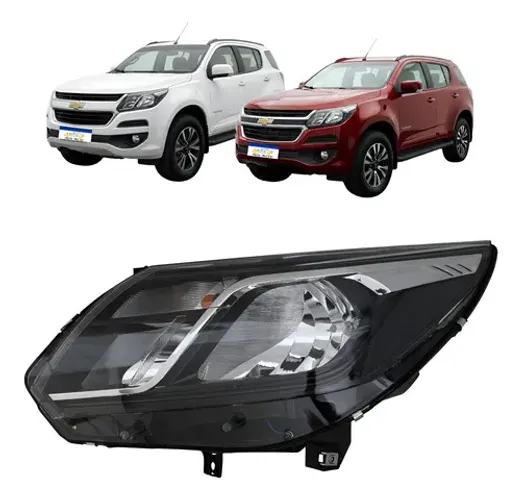 Farol S10 2017 2018 A 2023 Esquerdo Sem Led Novo Esquerdo/motorista