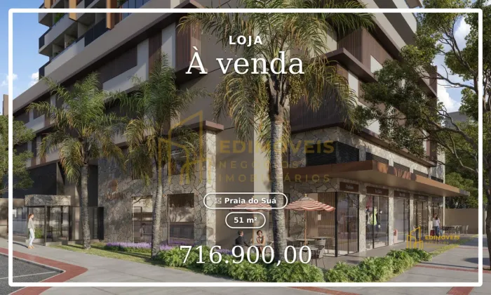 Aproveite a chance! Loja comercial na Praia do Suá