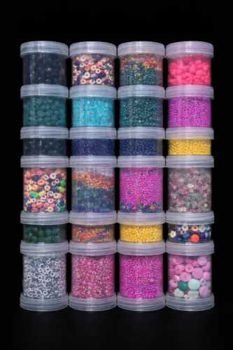 MISSANGAS DIVERSAS EM SILICONE, PLÁSTICO, MISSANGAS, PORCELANAS, PEDRAS NATURAIS