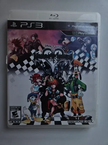 Jogo de ps3 kingdom hearts hd 1.5 remix, bem conservado (funcionando)