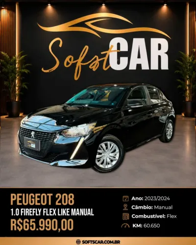 Peugeot 208 Like 1.0 Flex 6V 5P Mec. 2024