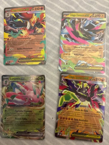 Conjunto cartinhas Pokémon originais Ex?s