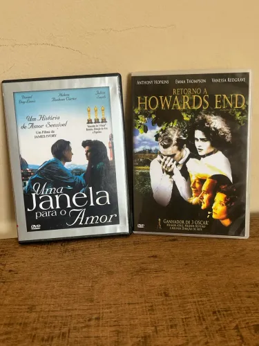Kit de Dvds Diretor James Ivory Retorno a Howard?s End e Uma Janela para o Amor