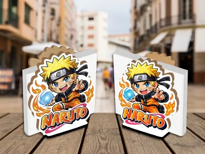Kit 10 Porta Guardanapo Enfeite de Mesa Naruto