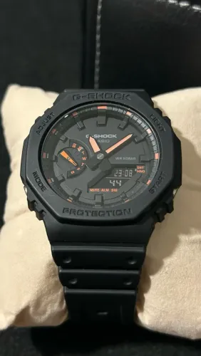 Relógio Casio G-Shock GA-2100 Carbon Core Guard Preto 200M