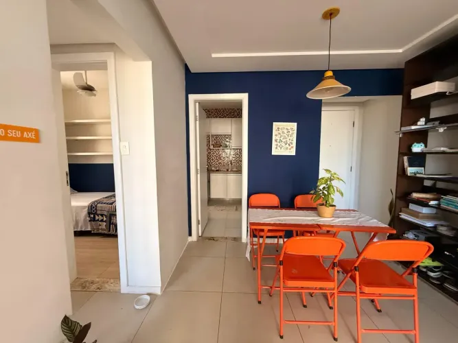 Apto mobiliado para locação no Campo Grande
