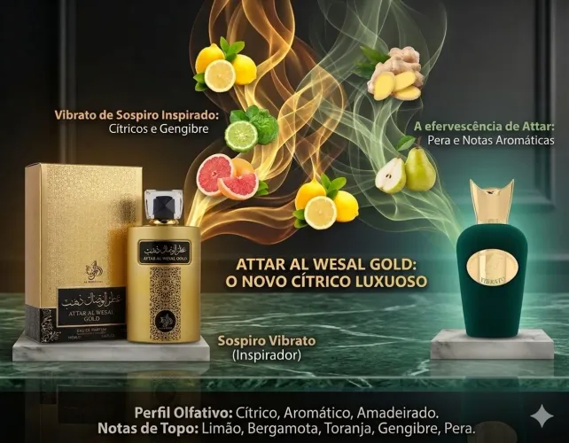Perfume Árabe Attar Wesal Gold - ORIGINAL 