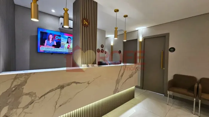 Conjunto comercial divididos em 5 salas e com 89m² - Bela Vista