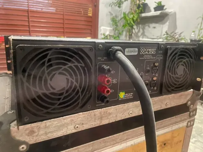 POTENCIA 1400W Crest Audio CA12 Original + Case - Funcionando Perfeitamente