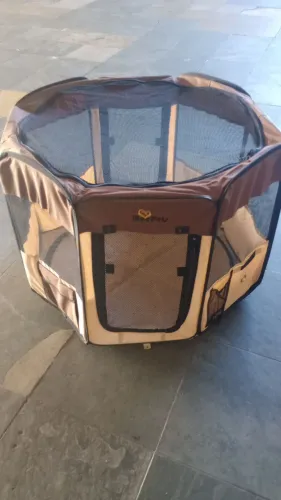 Cercado Portátil Dobrável Mee Pets para Cães e Gatos - Semi-novo