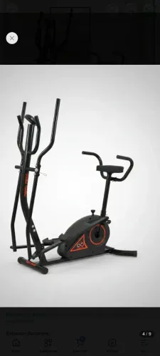 Elíptico+ Bicicleta 2 em 1.