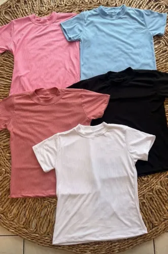 Blusa canelada