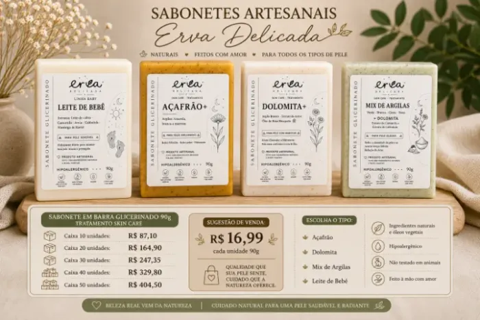 Sabonete Glicerinado Artesanal