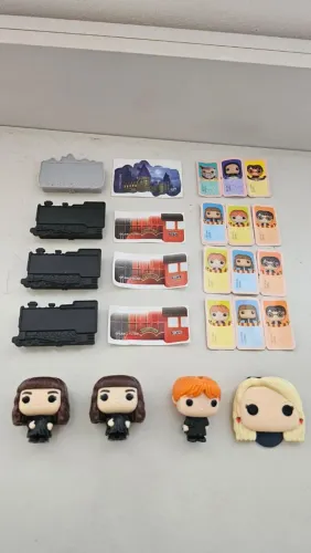 Colecionáveis miniaturas do Harry Potter