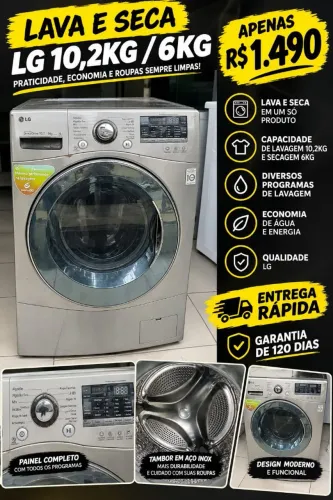 Vende-se lava e seca