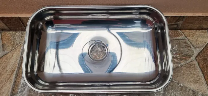 Cuba de inox pra pia de cozinha 34x56x11