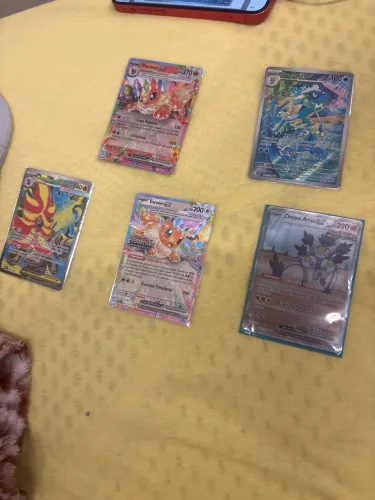 CARTAS POKÉMON RARAS TODAS NM (menos a choque areia)