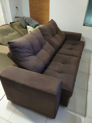 Sofá retrátil 4 lugares 