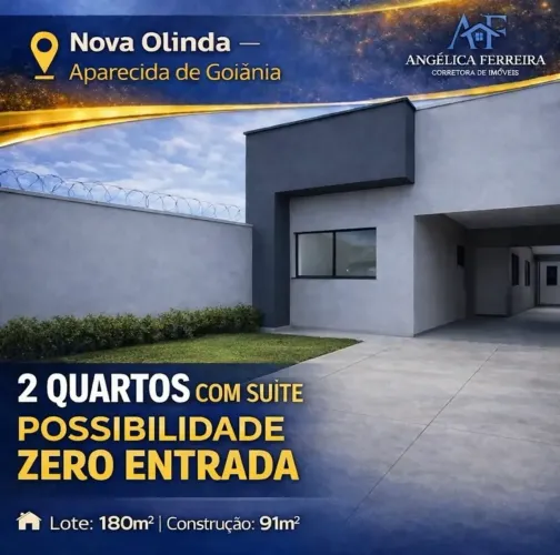 Nova Olinda! Casa com Suíte + Área Gourmet
