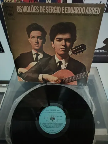 Vinil LP Raro Os Violões de Sérgio e Eduardo Abreu
