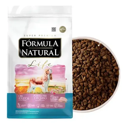 FORMULA NATURAL LIFE ADULTO PORTE MINI E PEQUENO 2,5KG