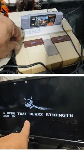 Super Nintendo original placa OF-BOARD rara funcionando c/ detalhe imagem fácil manunt