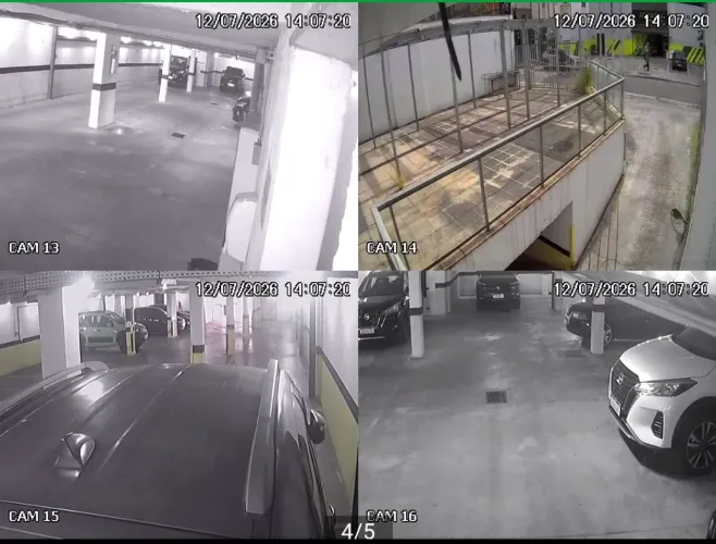 Encarregado de estacionamento.