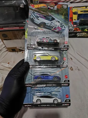 Hot Wheels Mitsubishi 3000GT Toyota AE86 Toyota Celica e Honda NSX