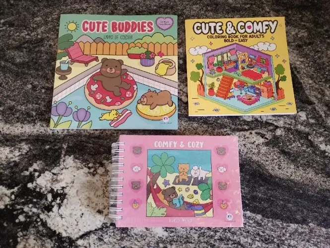 Livros para colorir - 3 em 1. Aproveite!