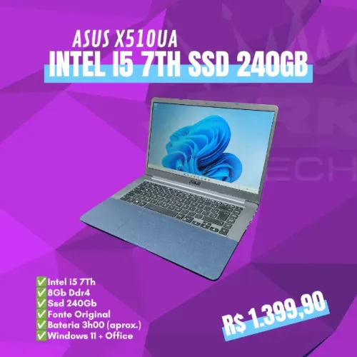 ?Loja Física | Notebook i5 Ram 8Gb | Nota Fiscal?