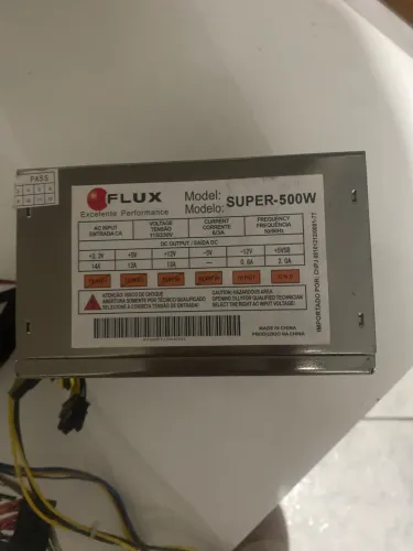 Fonte 500W para computador