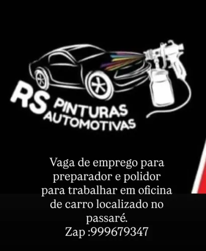 Vaga de emprego para oficina de pintura