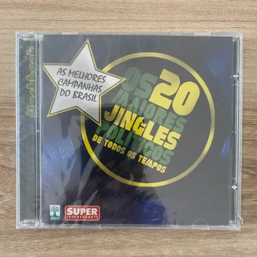 CD Os 20 Maiores Jingles Políticos De Todos Os Tempos - Novo lacrado - Campanhas Brasil