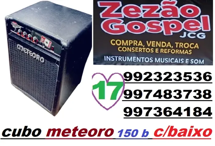 cubo de contra baixo meteoro 150b revisado  990,rs 12x94,rs trocas 