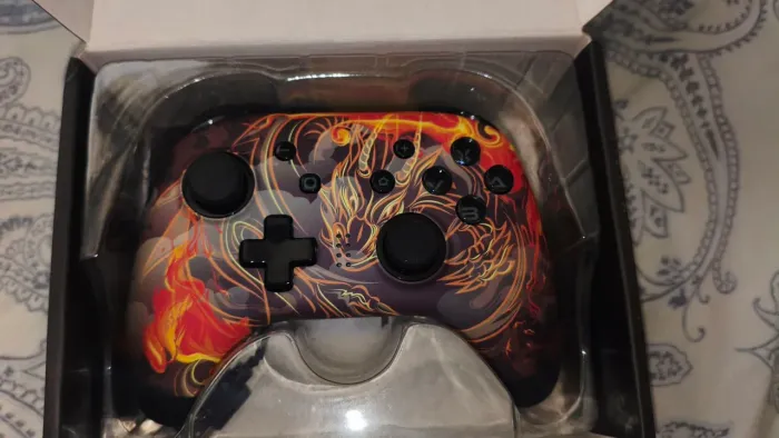 CONTROLE EasySMX ESM-9124 Sem Uso - Hall Effect - Dragão - PC/Switch/Android