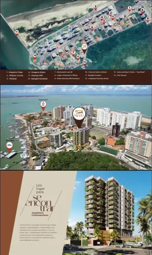 Apartamento venda 132 metros quadrados  03 suites em Ponta D'Areia - São Luís - MA