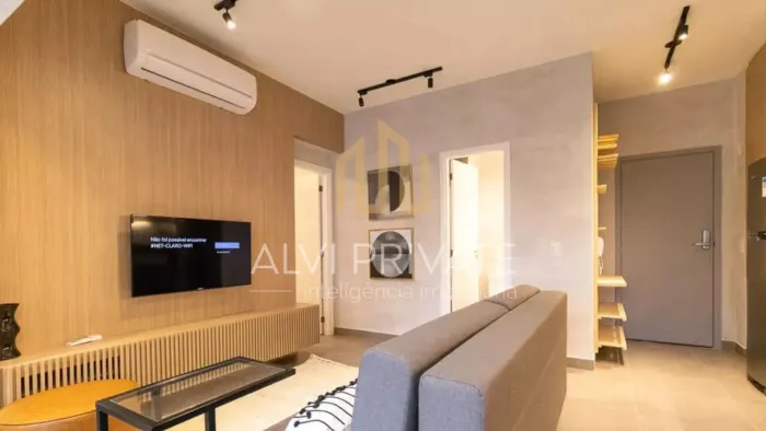 Apartamento para Locação mobiliado em Pinheiros | 55 m² | 1 Dormitório | 1 Suíte | 1 Vaga