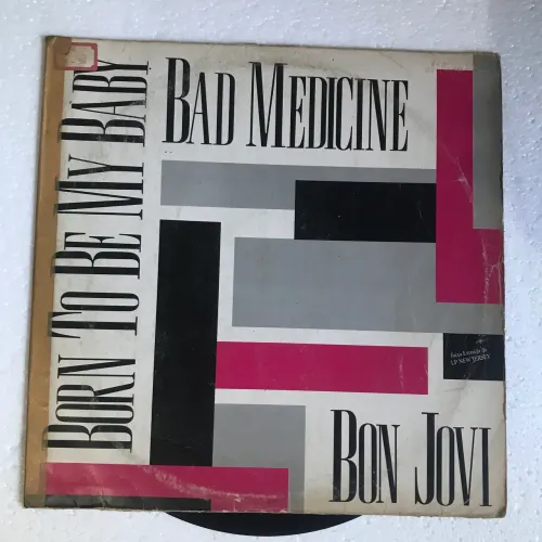 Bon jovi lp vinil single promocional de radio fm
