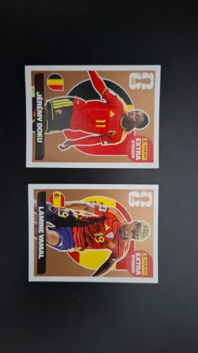LEGEND Laminie Yamal + Jeremy Doku copa do mundo 2026 panini extra sticker