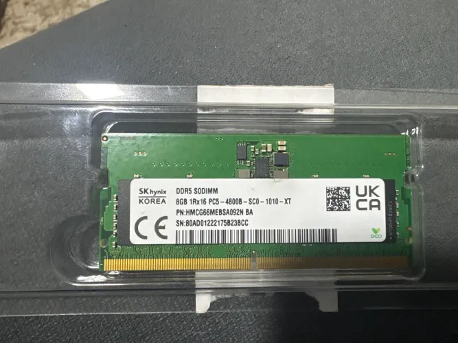 Memoria ram notebook ddr5 8gb 4800