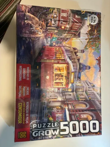 Puzzle Grow quebra cabeça 5000 peças Passeio de Bonde - lacrado